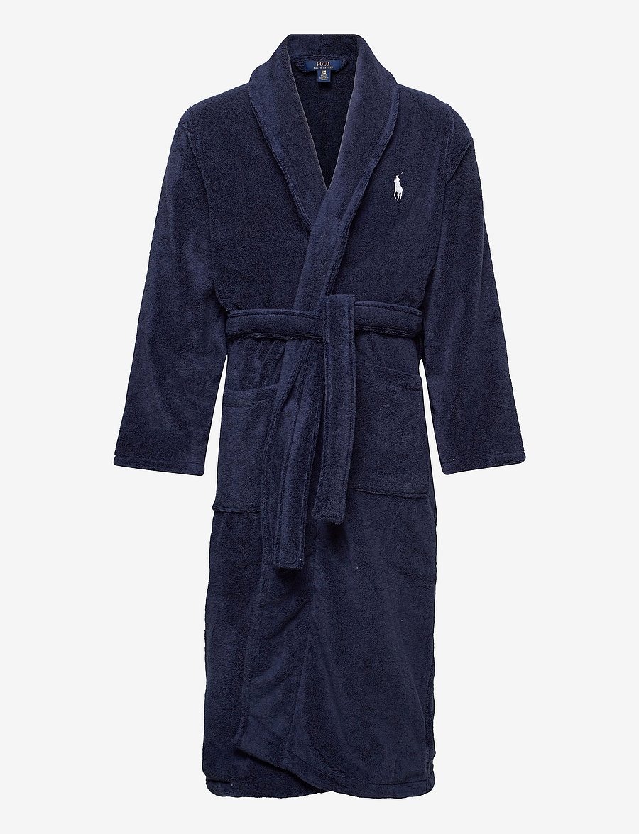 Polo Ralph Lauren - Cotton Terry Robe - bademäntel - cruise navy - 0