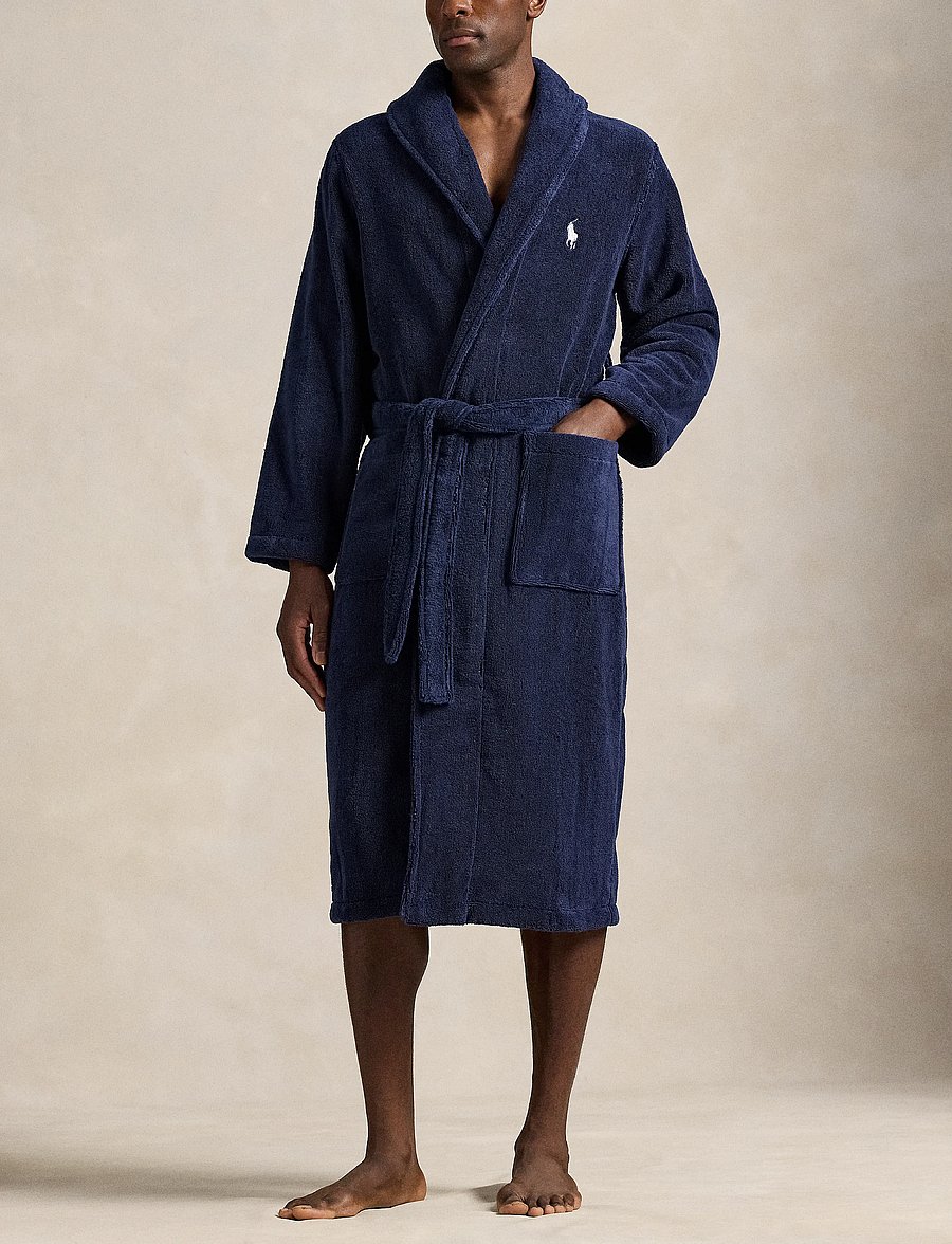Polo Ralph Lauren - Cotton Terry Robe - morgonrockar - cruise navy - 0