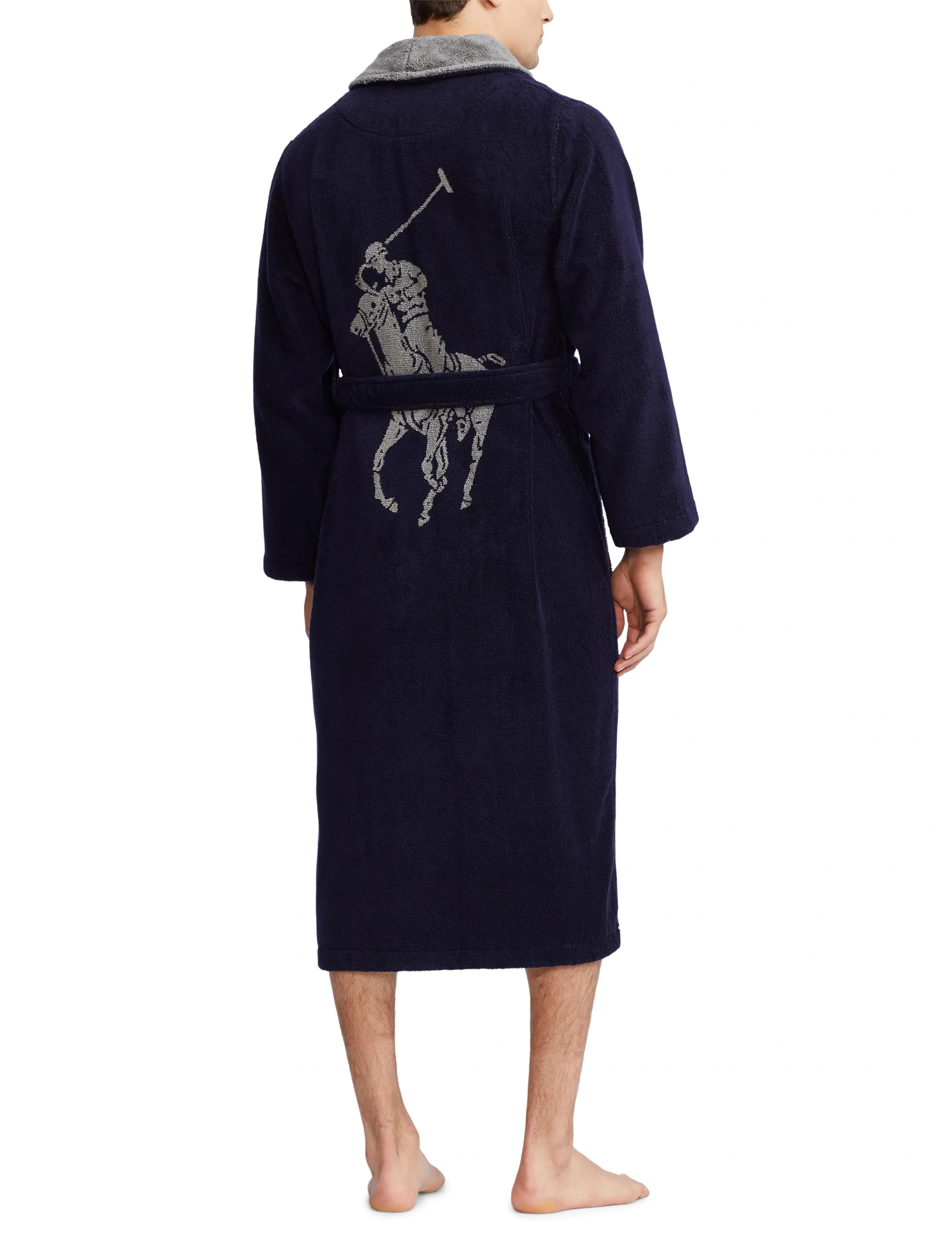 Polo Ralph Lauren - Cotton Terry Robe - morgonrockar - cruise navy nevis - 3