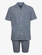 Striped Cotton Pajama Set - PLAYER MICRO TILE