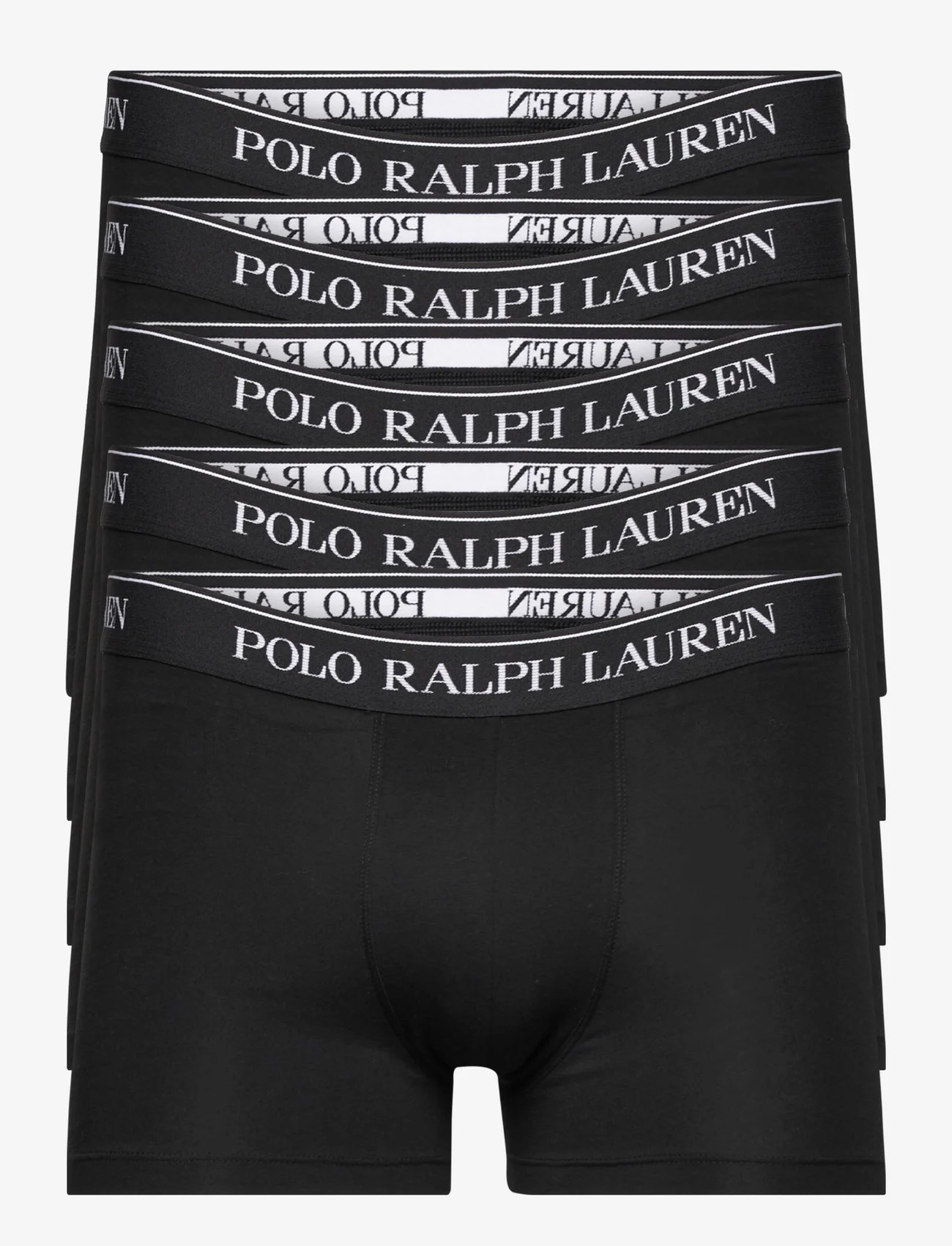 Polo Ralph Lauren Underwear - Classic Stretch Cotton Trunk 5-Pack - majtki w wielopaku - 5pk black - 0