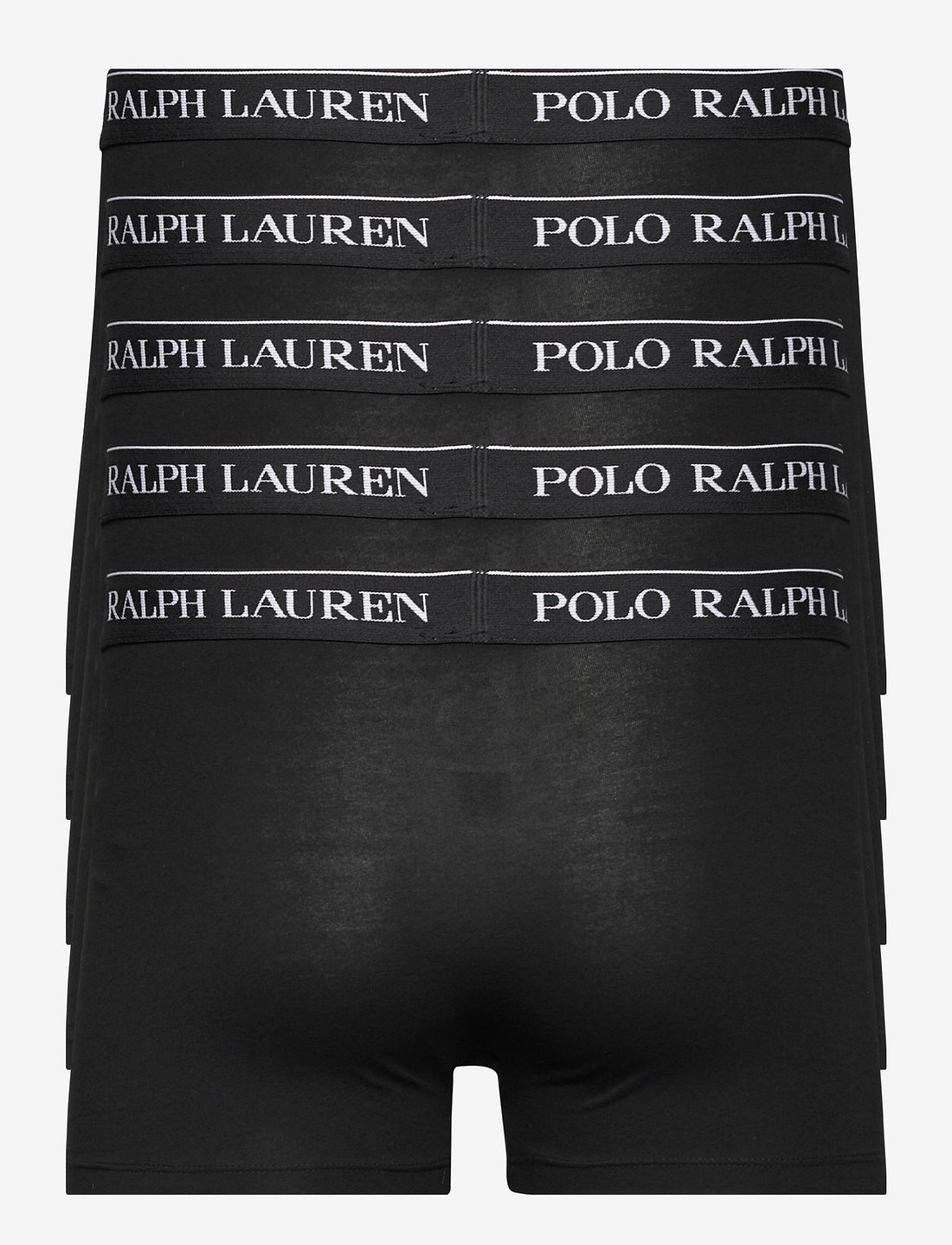 Polo Ralph Lauren - Classic Stretch Cotton Trunk 5-Pack - boxer briefs - 5pk black - 1