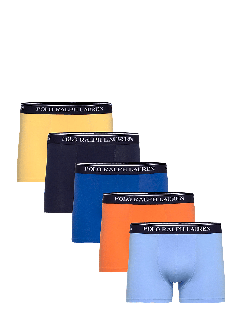 Polo Ralph Lauren - Classic Stretch Cotton Trunk 5-Pack - multipack underpants - 5pk blu/bnana/nvy - 1