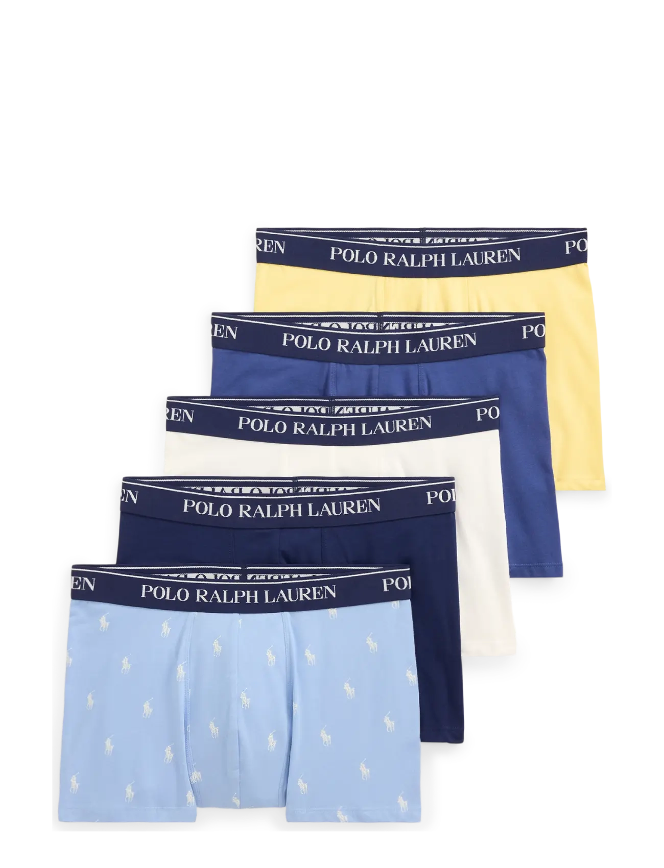 Polo Ralph Lauren Classic Stretch Cotton Trunk 5-Pack - Underbukser - 5PK NPNVY/WHT/CHM / navy