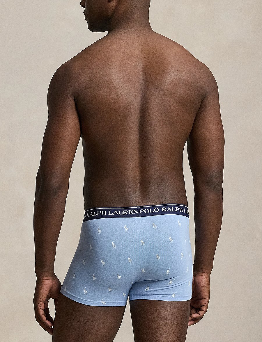 Polo Ralph Lauren - Classic Stretch Cotton Trunk 5-Pack - multipack underbukser - 5pk npnvy/wht/chm - 3