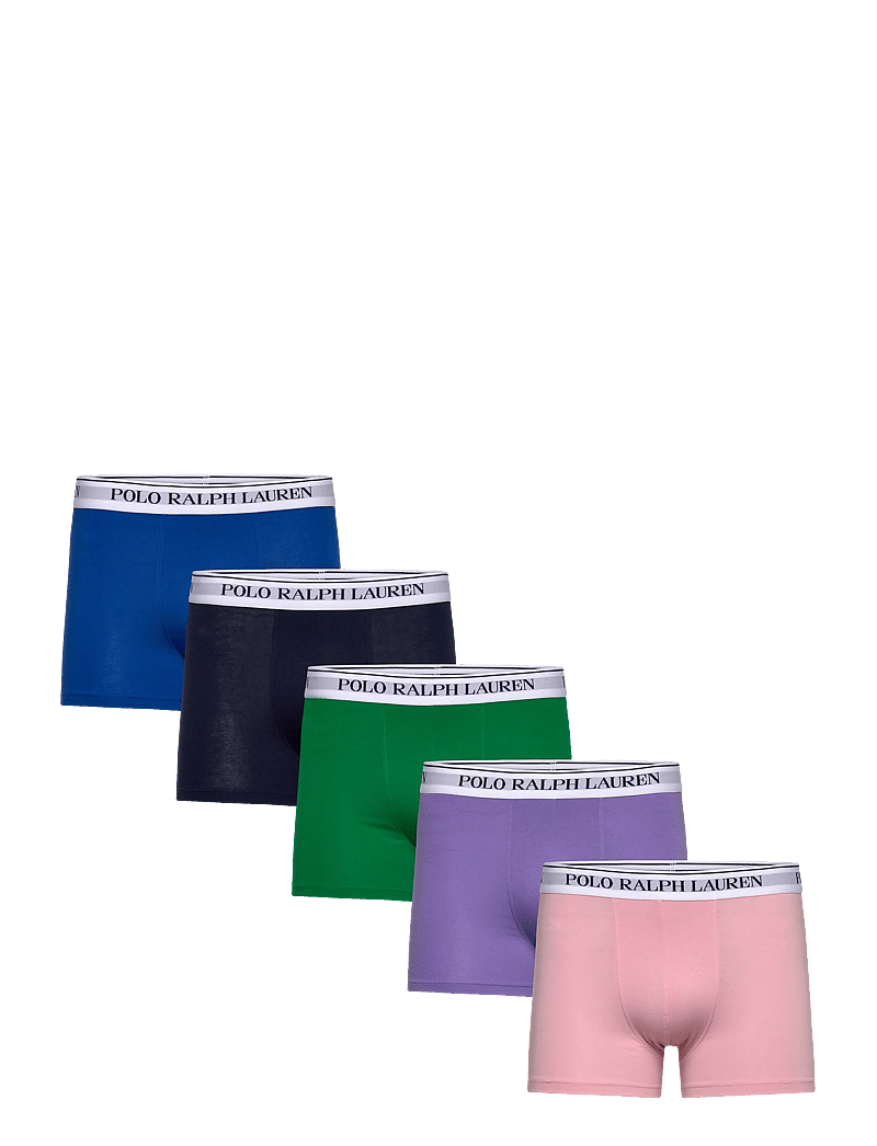 Polo Ralph Lauren - Classic Stretch Cotton Trunk 5-Pack - multipack kalsonger - 5pk prpl/bilrd/hr - 1