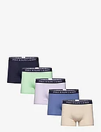 Classic Stretch Cotton Trunk 5-Pack - 5PK PST MNT/PRP/G