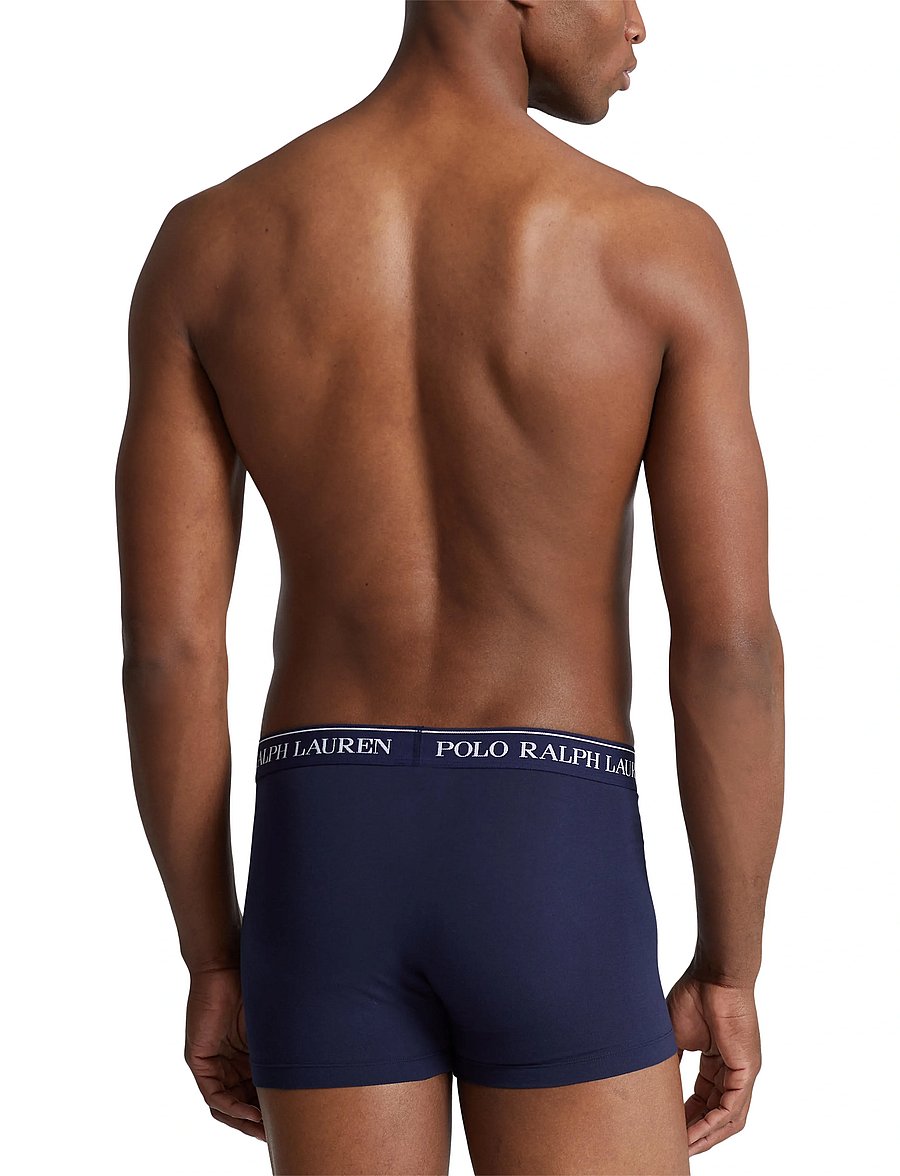 Polo Ralph Lauren - BCI COTTON/ELASTANE-5PK-TRN - unterhosen im multipack - 5pk rd/gry/ryl/bl - 2