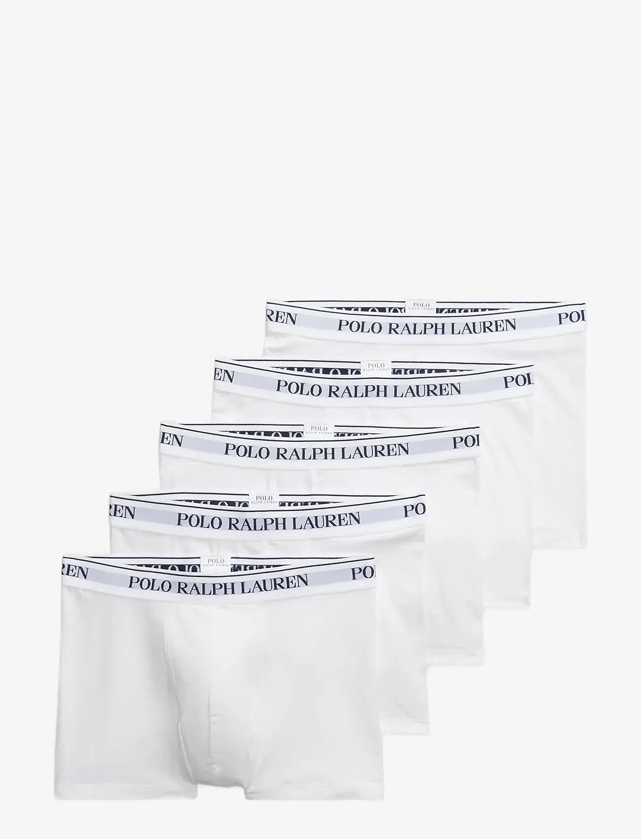 Polo Ralph Lauren - Classic Stretch Cotton Trunk 5-Pack - multipack kalsonger - 5pk white - 1