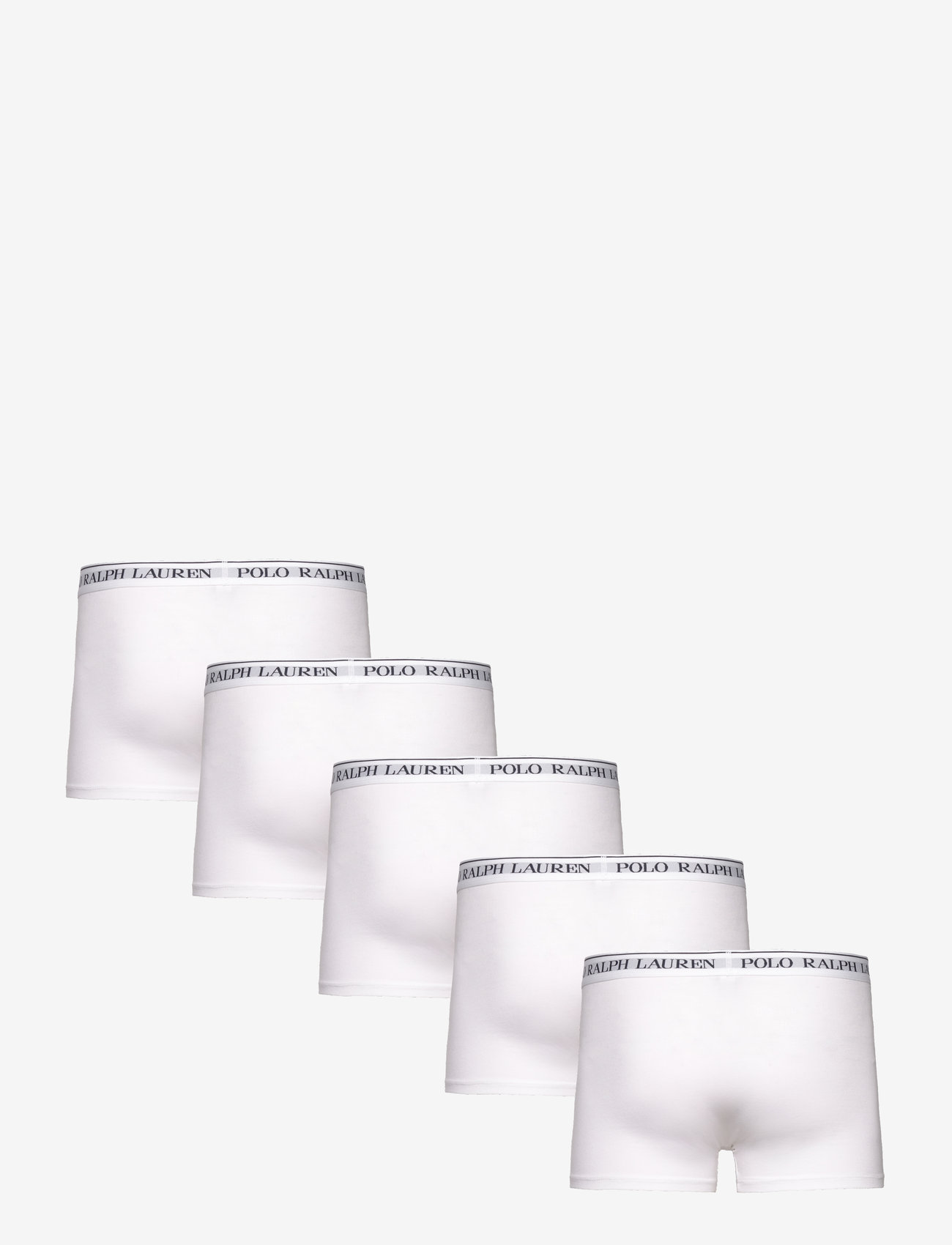 Polo Ralph Lauren - Classic Stretch Cotton Trunk 5-Pack - multipack kalsonger - 5pk white - 4