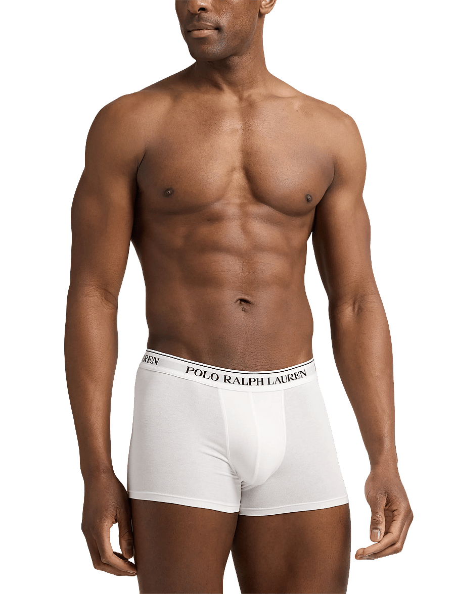 Polo Ralph Lauren - BCI COTTON/ELASTANE-5PK-TRN - multipack underbukser - 5pk wht/blk/blk/b - 0