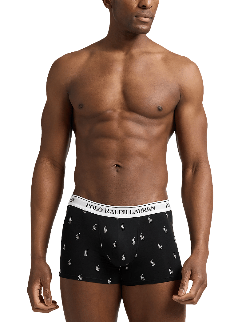 Polo Ralph Lauren - BCI COTTON/ELASTANE-5PK-TRN - multipack underpants - 5pk wht/blk/blk/b - 3