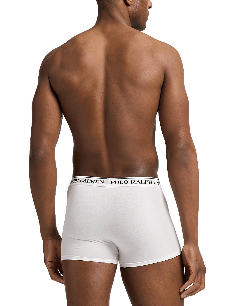 Polo Ralph Lauren - Classic Stretch Cotton Trunk 5-Pack - multipack kalsonger - 5pk wht/blk/blk/b - 4