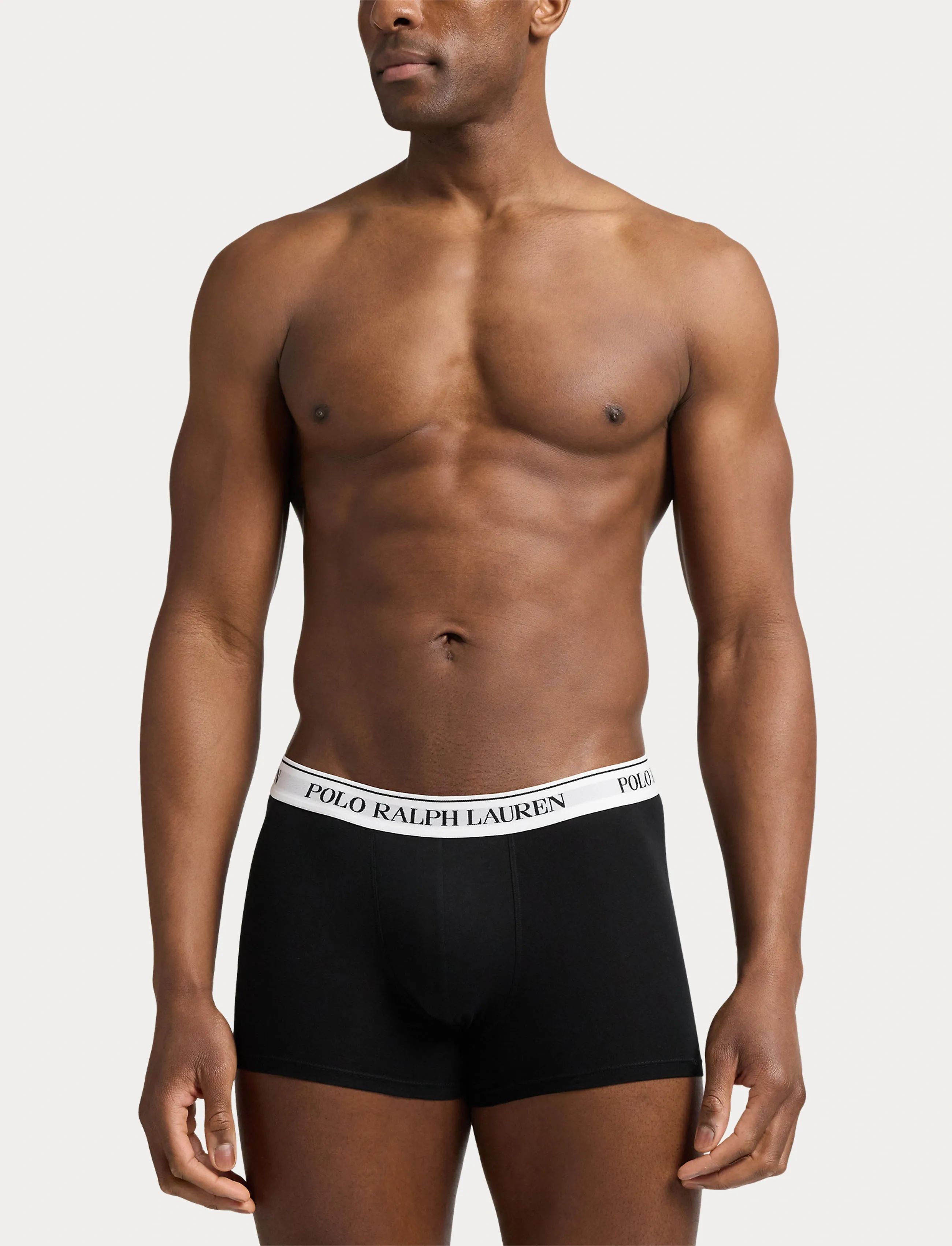 Polo Ralph Lauren - BCI COTTON/ELASTANE-5PK-TRN - trunks - 5pk wht/blk/blk/b - 5