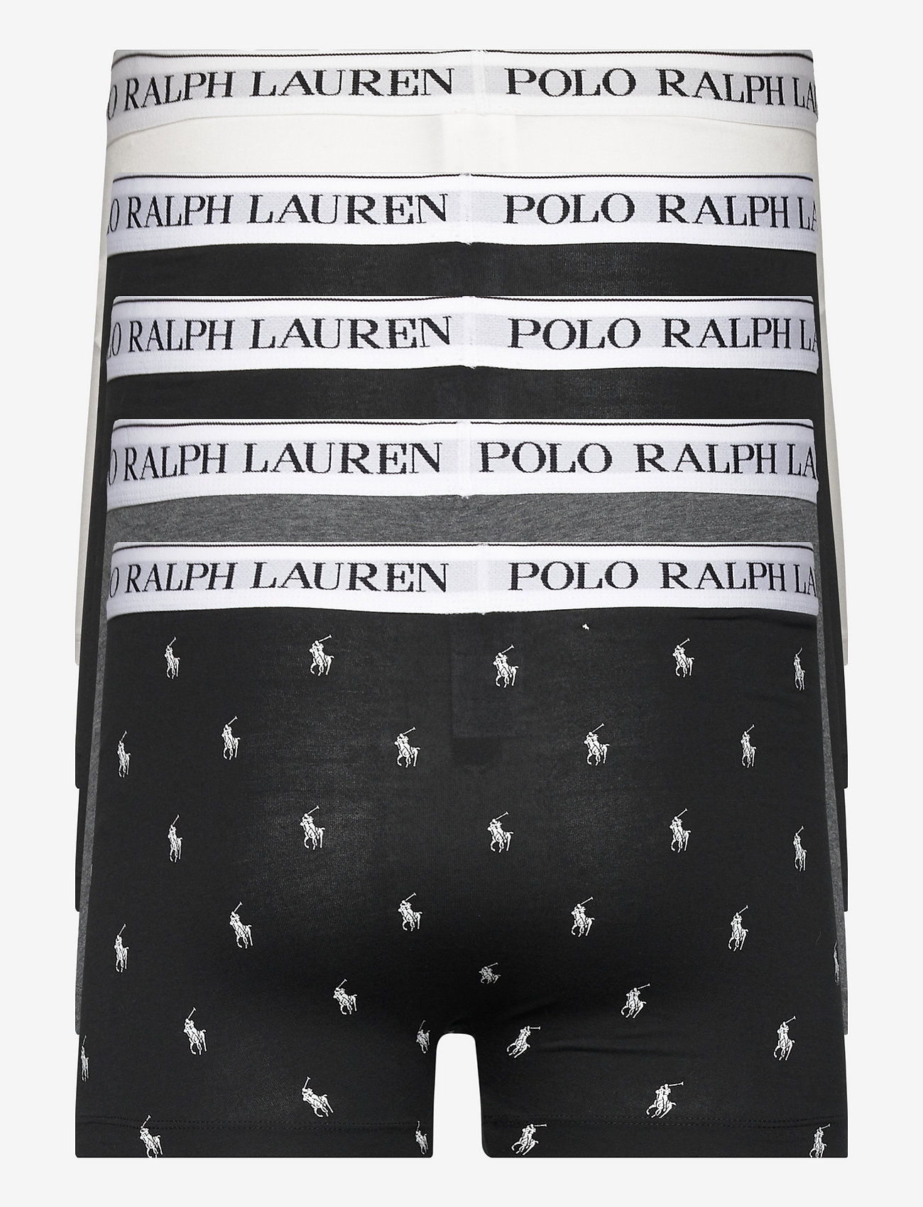 Polo Ralph Lauren - BCI COTTON/ELASTANE-5PK-TRN - 5pk wht/blk/blk/c - 1