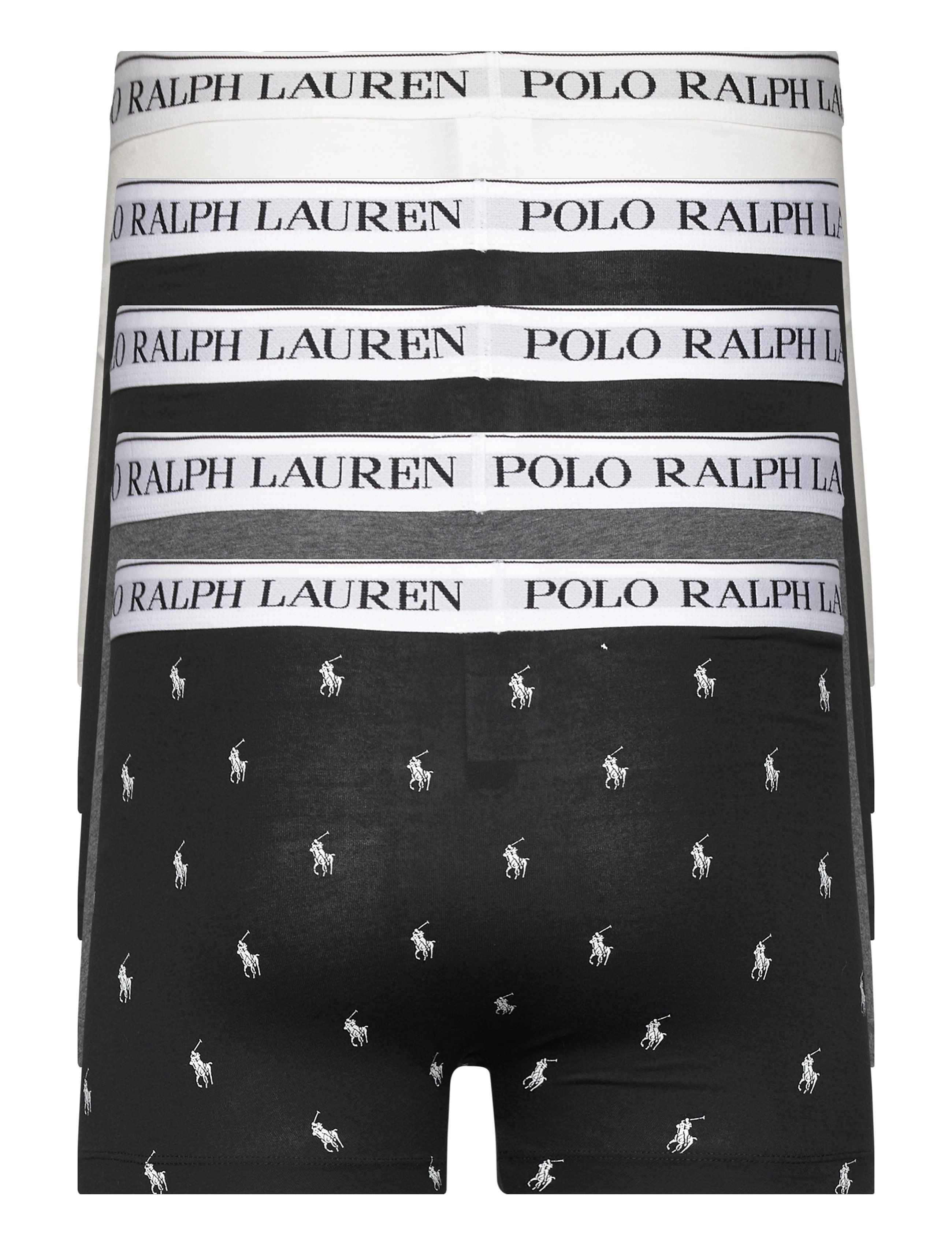 Polo Ralph Lauren - BCI COTTON/ELASTANE-5PK-TRN - 5pk wht/blk/blk/c - 1