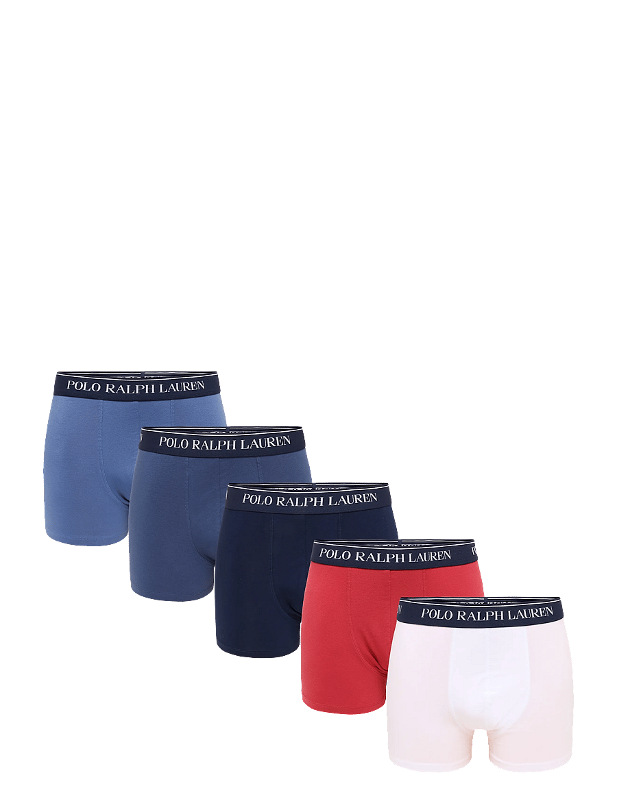 Polo Ralph Lauren - Classic Stretch Cotton Trunk 5-Pack - multipakk aluspüksid - 5pk wht/chli/bstb - 1