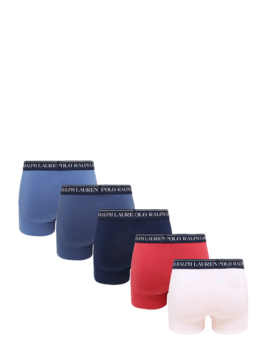 Polo Ralph Lauren - Classic Stretch Cotton Trunk 5-Pack - multipakk aluspüksid - 5pk wht/chli/bstb - 2