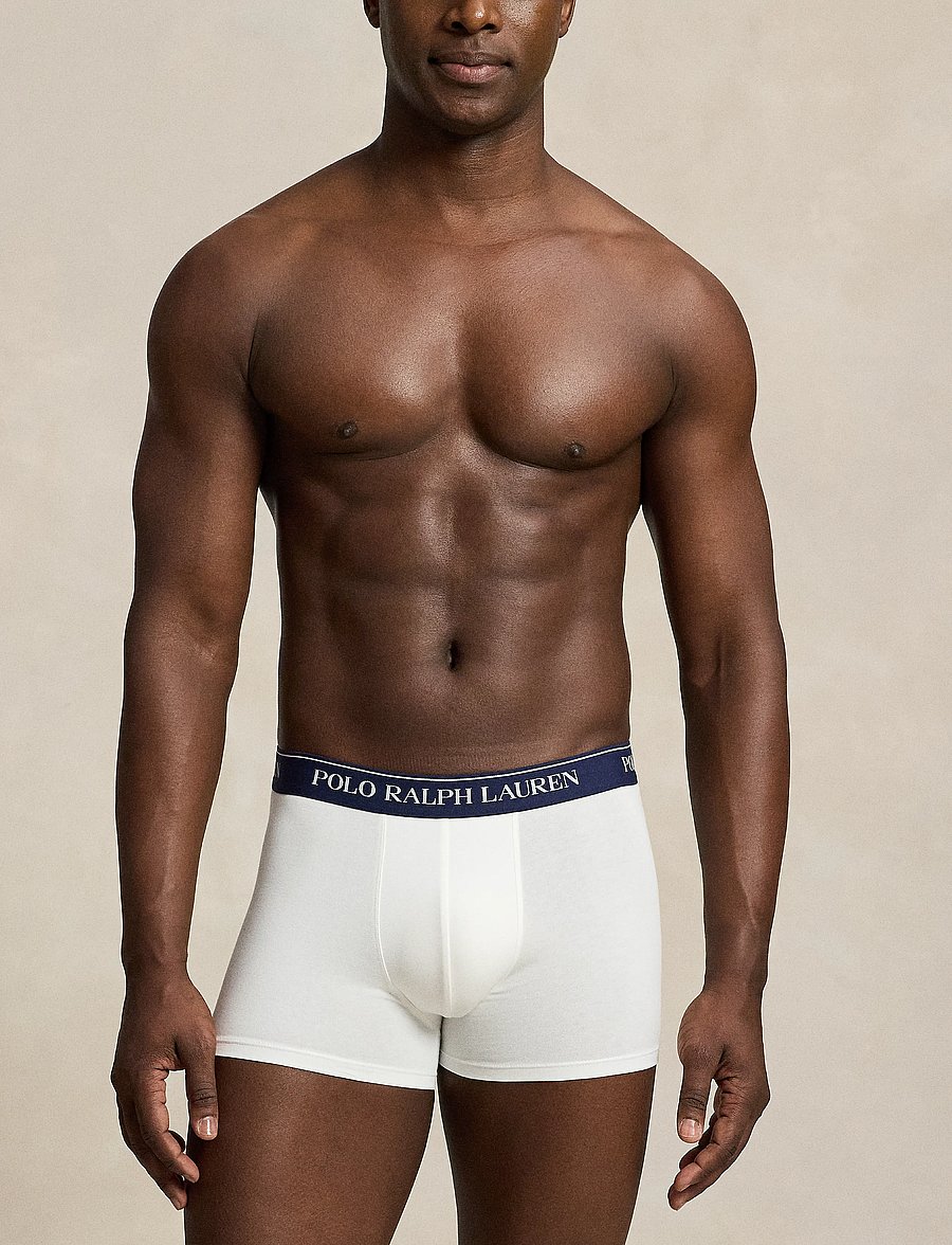 Polo Ralph Lauren - Classic Stretch Cotton Trunk 5-Pack - multipack underbukser - 5pk wht/chli/bstb - 0
