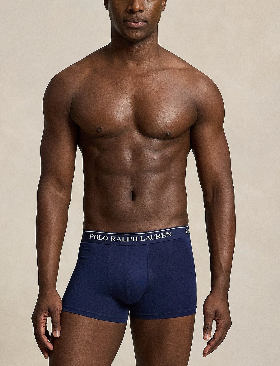 Polo Ralph Lauren - Classic Stretch Cotton Trunk 5-Pack - multipack underbukser - 5pk wht/chli/bstb - 4