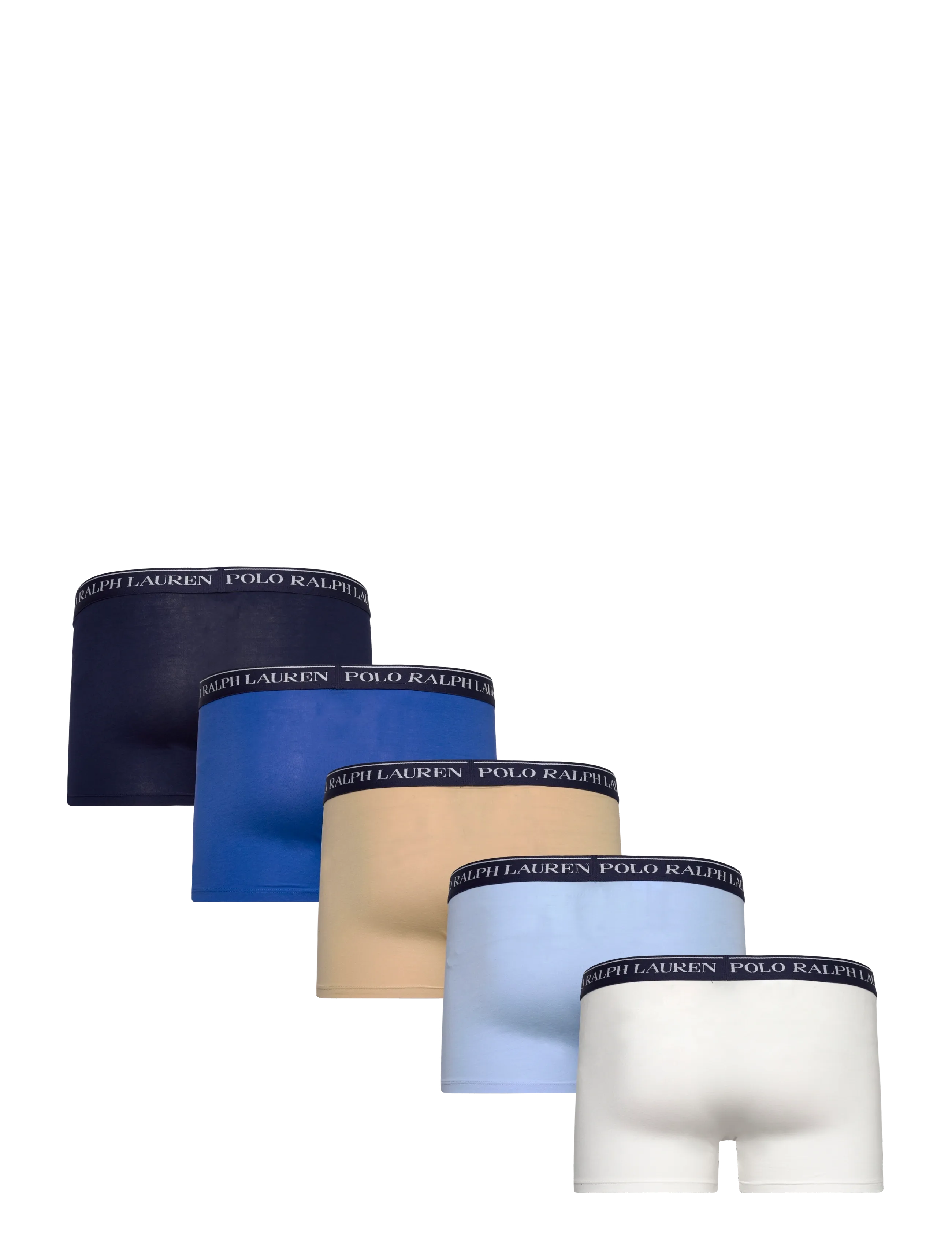 Polo Ralph Lauren - BCI COTTON/ELASTANE-5PK-TRN - aluspükste mitmikpakk - 5pk wht/nvy/tan/i - 1