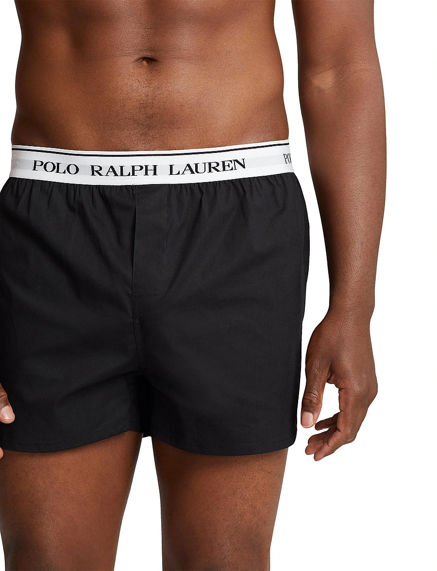 Polo Ralph Lauren - COTTON-3PK-BXR - trumpikių rinkiniai - 3pk black/black/b - 3