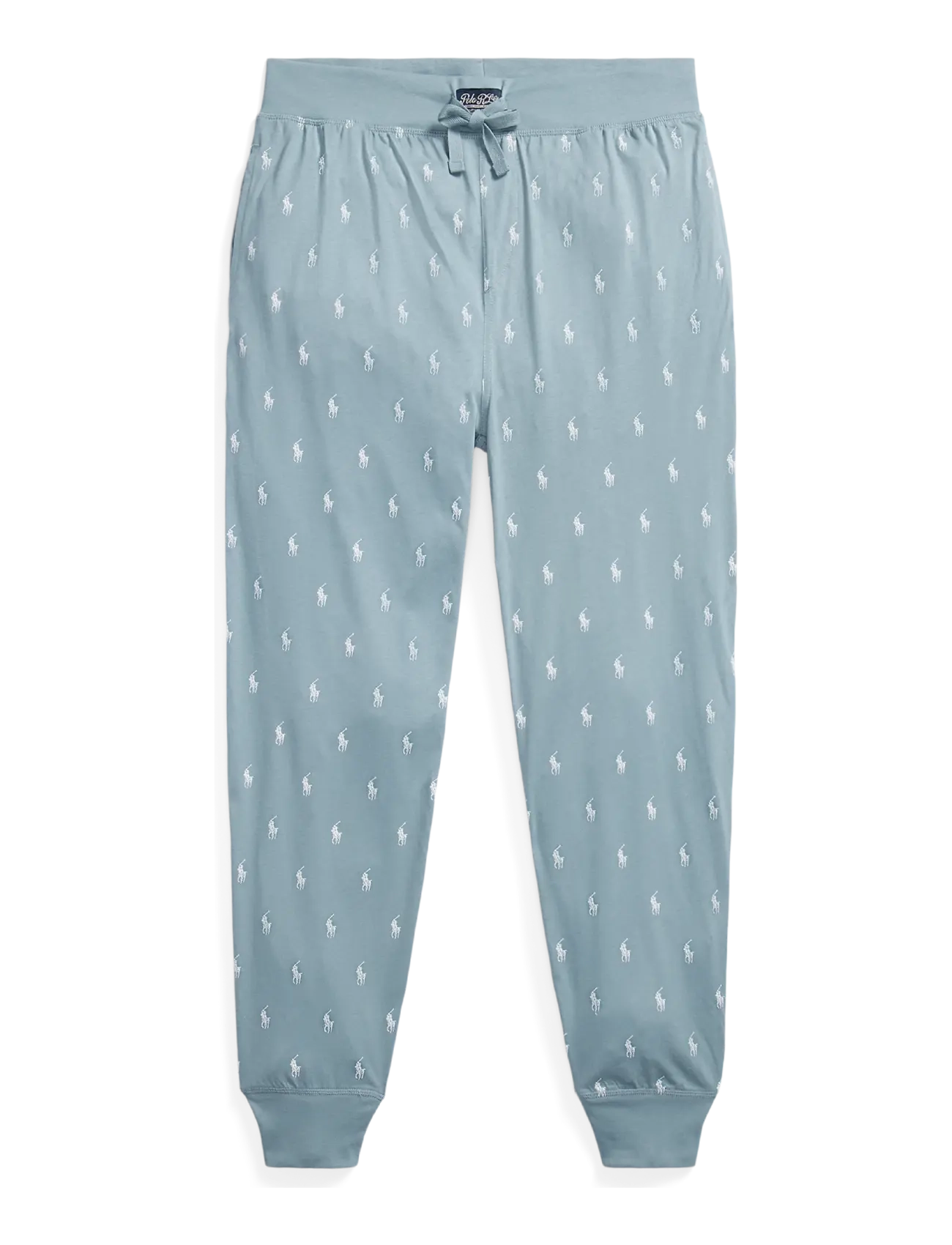 Polo Ralph Lauren Allover Pony Cotton Jersey Sleep Jogger - Bas de pyjama - COOL GRAY BLUE AO / blue