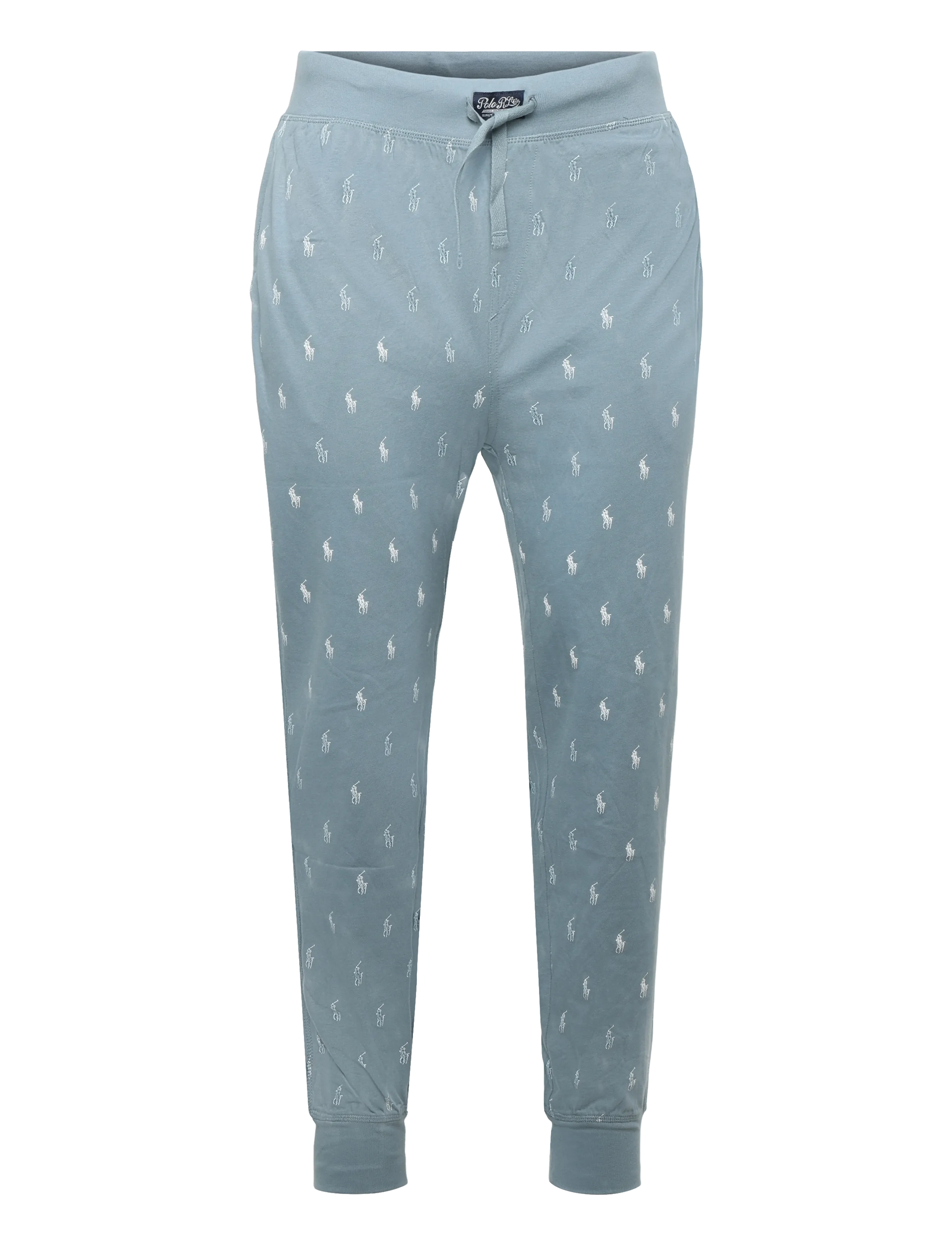 Polo Ralph Lauren Allover Pony Cotton Jersey Sleep Jogger - New arrivals - COOL GRAY BLUE AO / blue