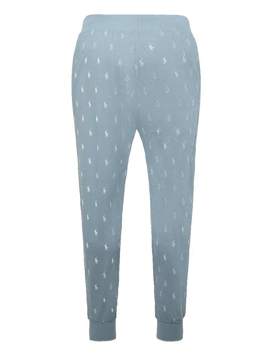 Polo Ralph Lauren - Allover Pony Cotton Jersey Sleep Jogger - spodnie od piżamy - cool gray blue ao - 2