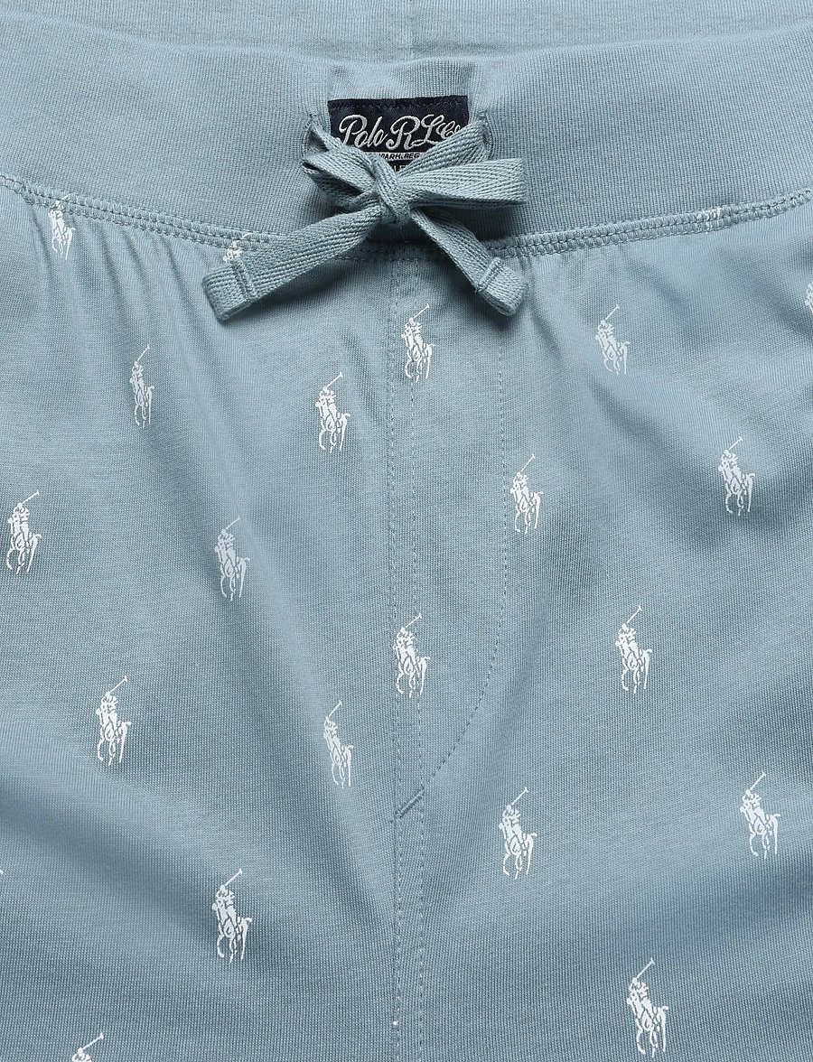 Polo Ralph Lauren - Allover Pony Cotton Jersey Sleep Jogger - spodnie od piżamy - cool gray blue ao - 5