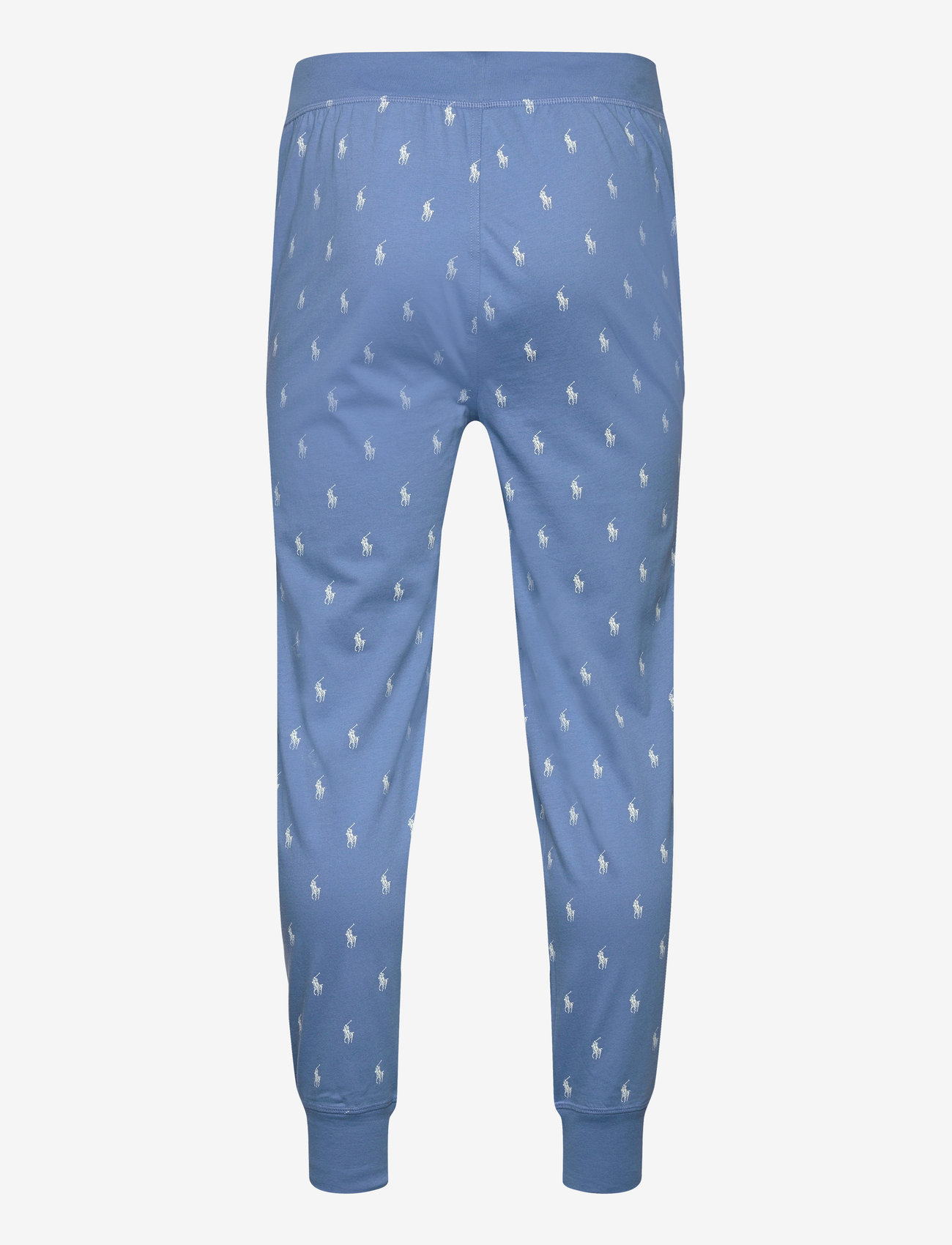 Polo Ralph Lauren - Allover Pony Cotton Jersey Sleep Jogger - pyjamasbyxor - hatteras blue aop - 1
