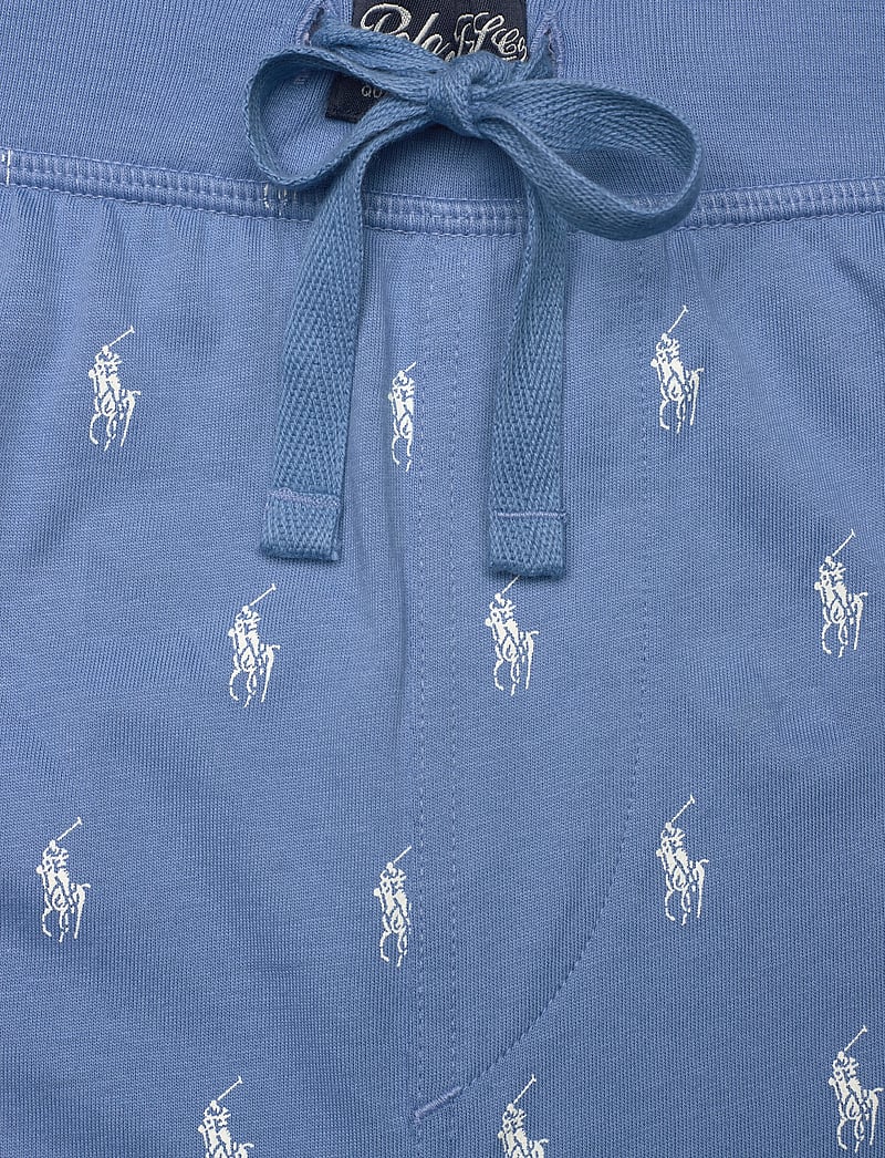 Polo Ralph Lauren - Allover Pony Cotton Jersey Sleep Jogger - pyjamasbyxor - hatteras blue aop - 3