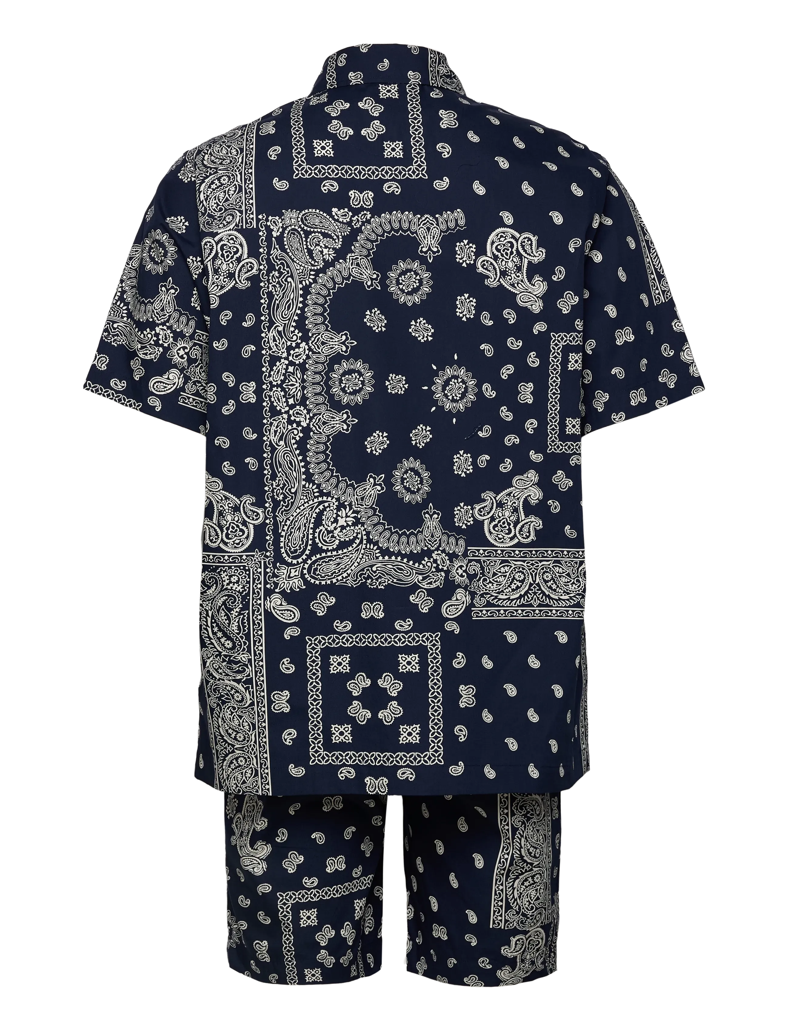 Polo Ralph Lauren - Striped Cotton Pajama Set - nattøj sæt - bandana print - 2