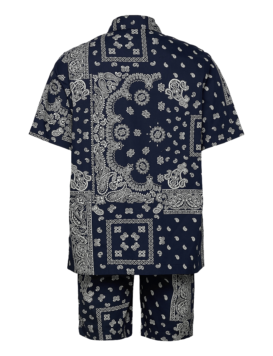 Polo Ralph Lauren - Striped Cotton Pajama Set - ensembles de pyjama - bandana print - 2