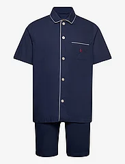 Polo Ralph Lauren Underwear - Striped Cotton Pajama Set - pižamų rinkinys - solid navy - 0
