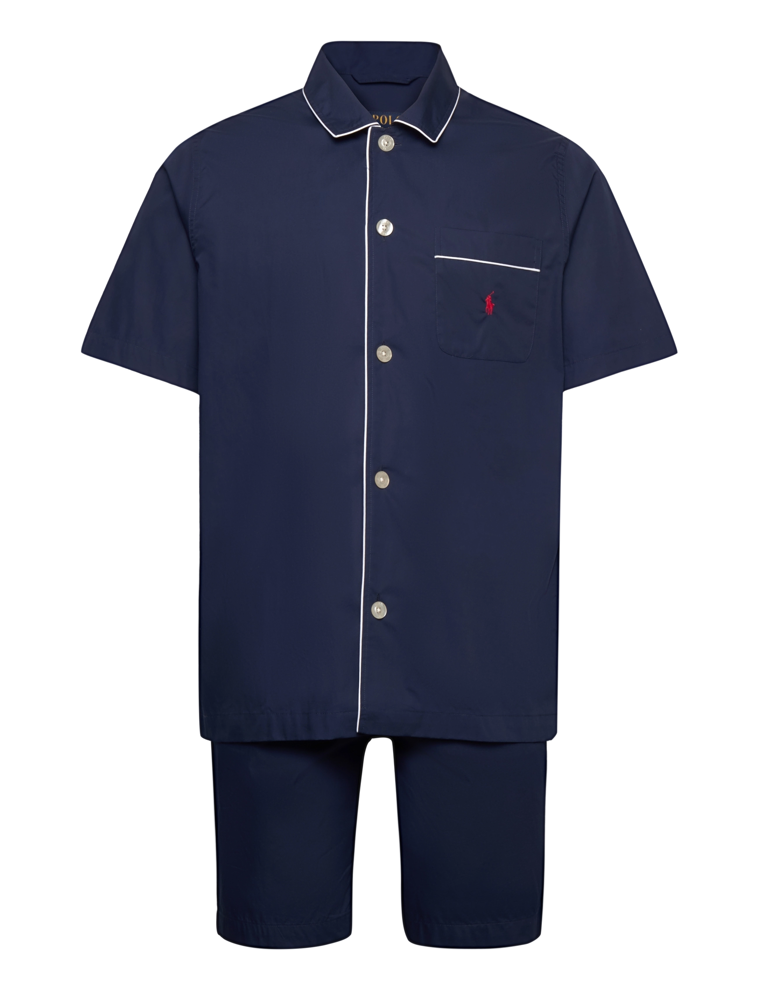 Polo Ralph Lauren - Striped Cotton Pajama Set - solid navy - 1