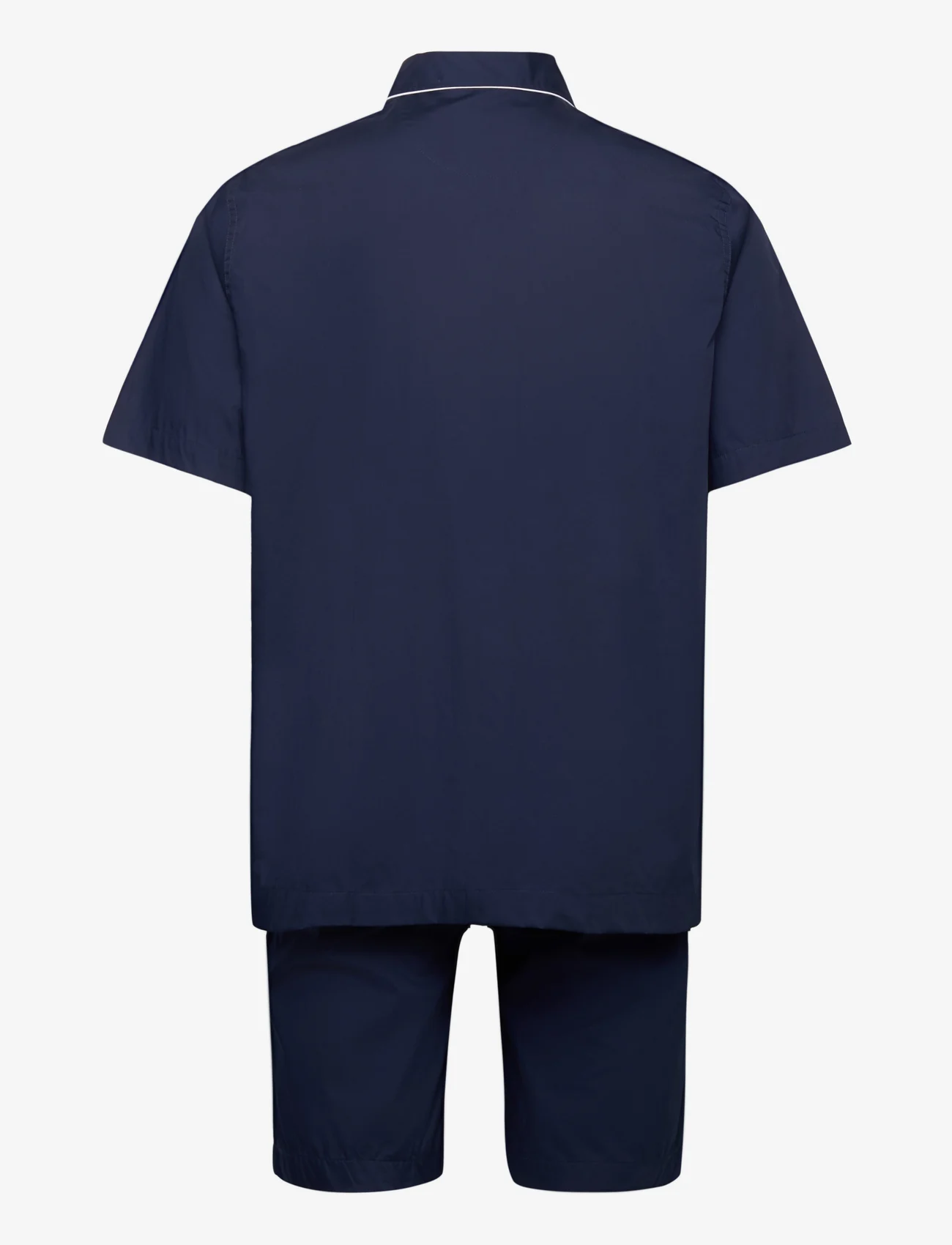 Polo Ralph Lauren Underwear - Striped Cotton Pajama Set - pižamų rinkinys - solid navy - 1
