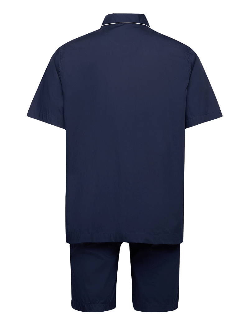 Polo Ralph Lauren - Striped Cotton Pajama Set - pyjamasset - solid navy - 2