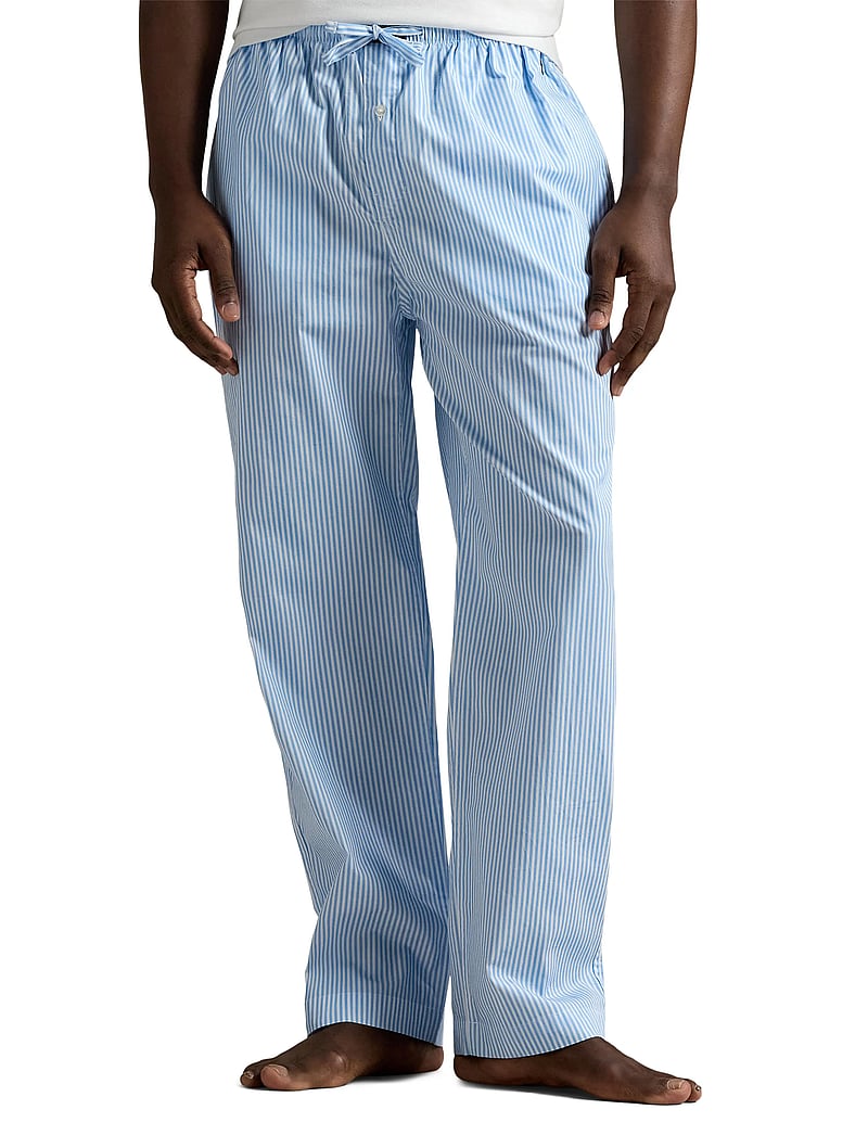 Polo Ralph Lauren - COTTON-SLE-BOT - náttbuxur - blue stripe - 0