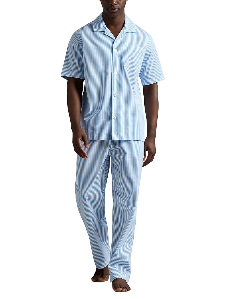 Polo Ralph Lauren - COTTON-SLE-BOT - náttbuxur - blue stripe - 4