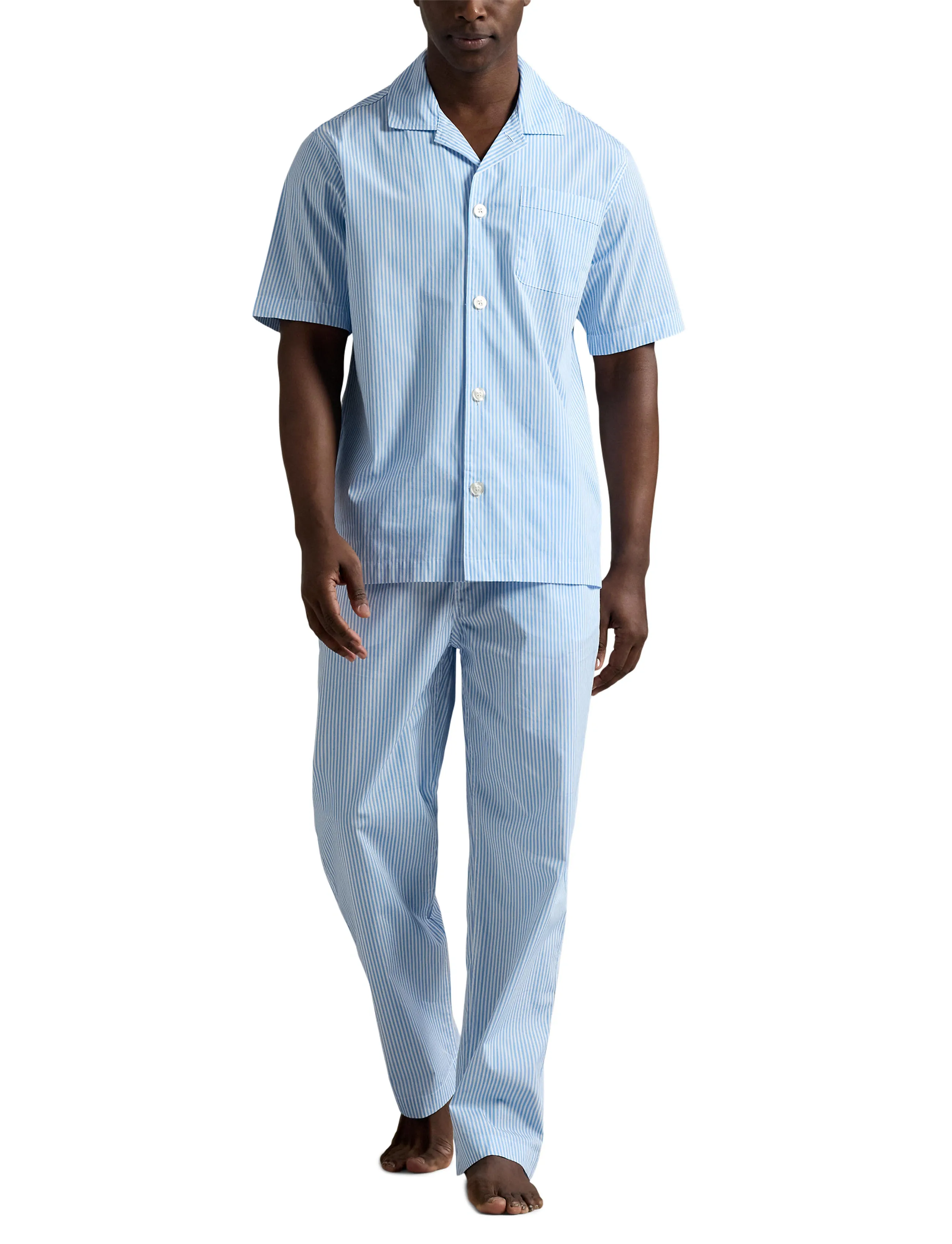 Polo Ralph Lauren - COTTON-SLE-BOT - pidžaamapüksid - blue stripe - 4