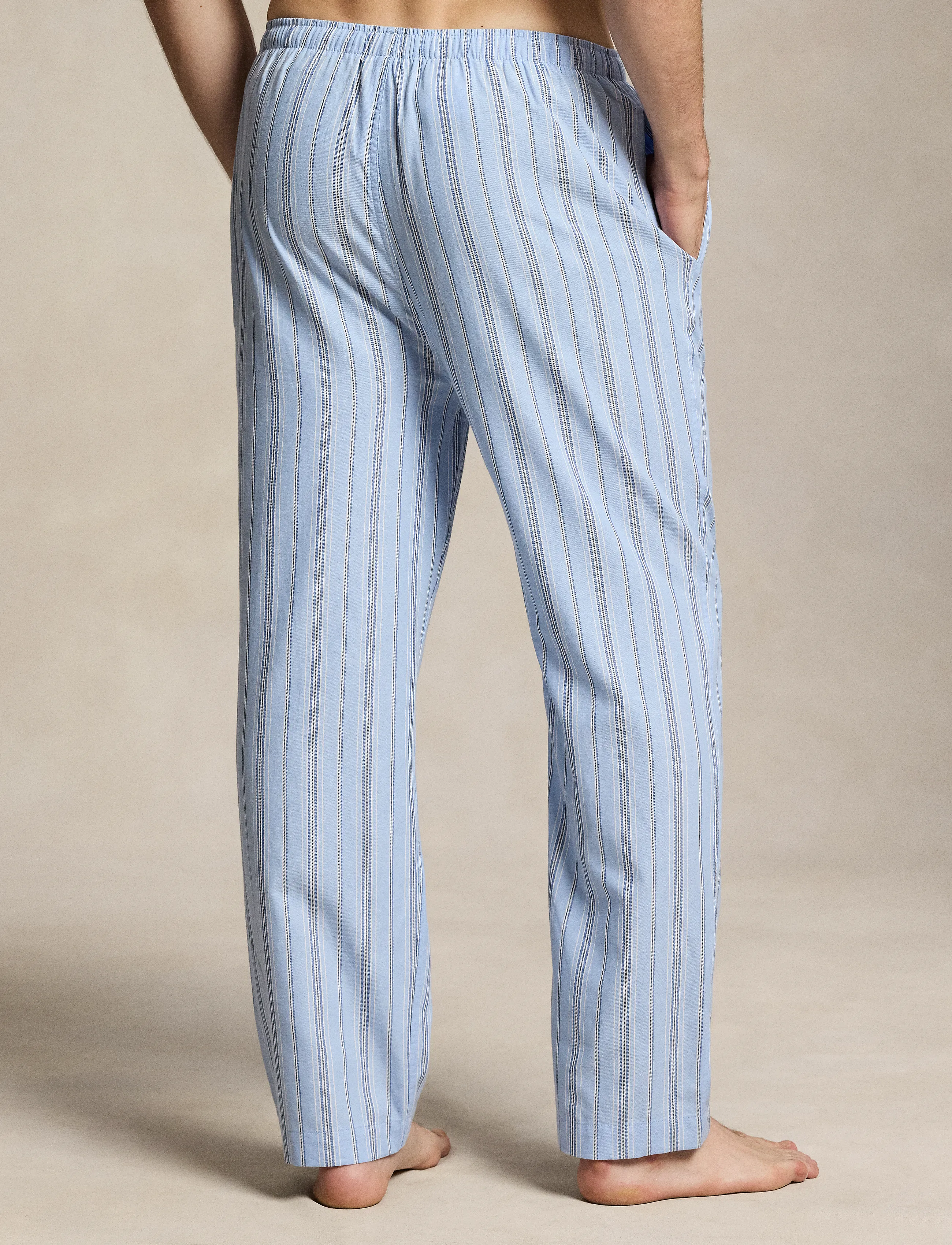 Polo Ralph Lauren - Polo Bear Striped Cotton Pajama Pant - pyjama bottoms - blue white multi - 4