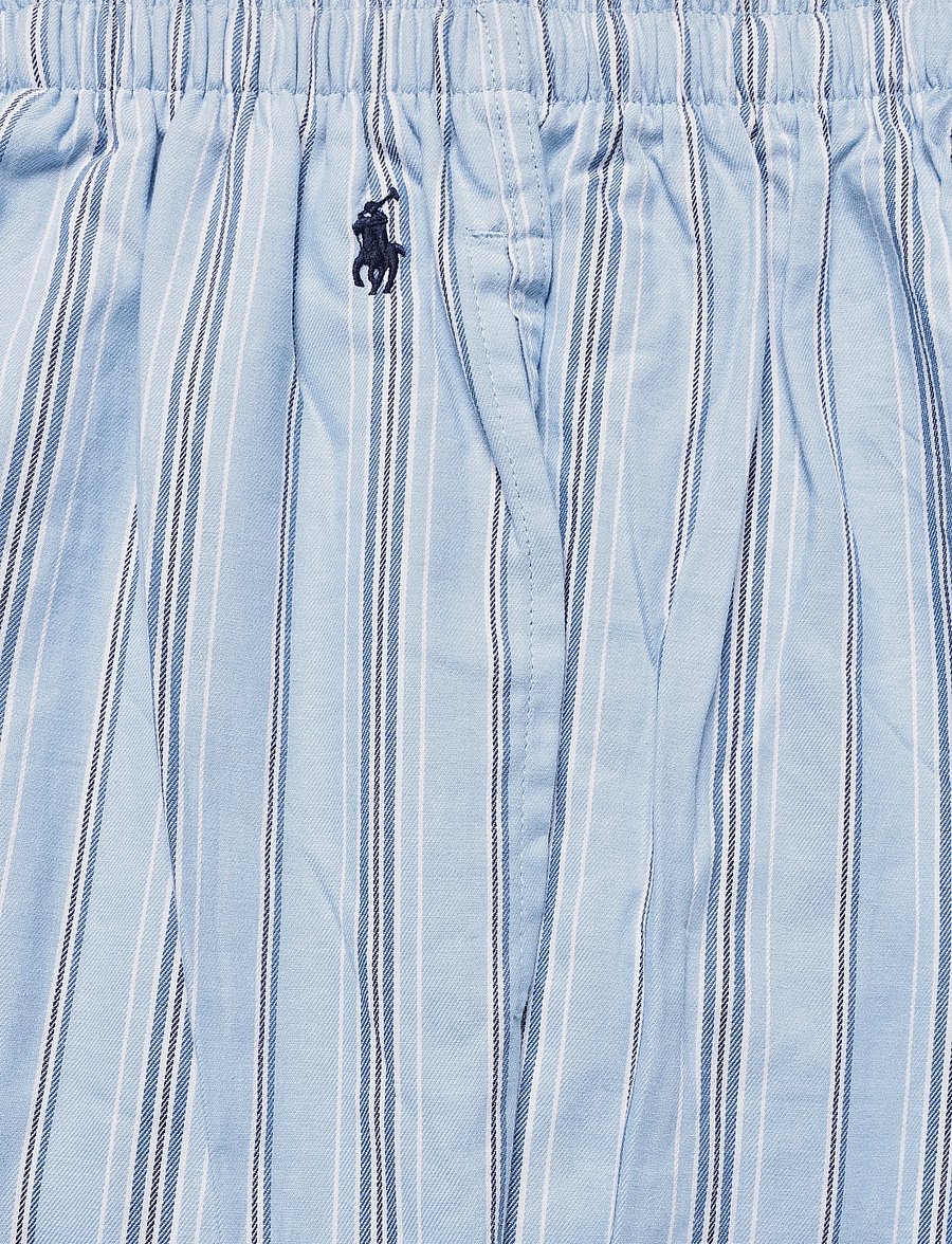 Polo Ralph Lauren - Polo Bear Striped Cotton Pajama Pant - pyjama bottoms - blue white multi - 5