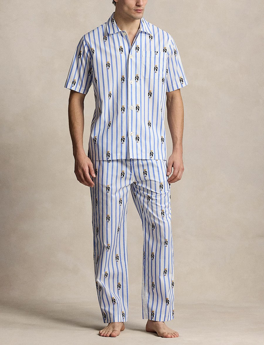 Polo Ralph Lauren - COTTON-SLE-BOT - pyjamasbyxor - harbor island blu - 3