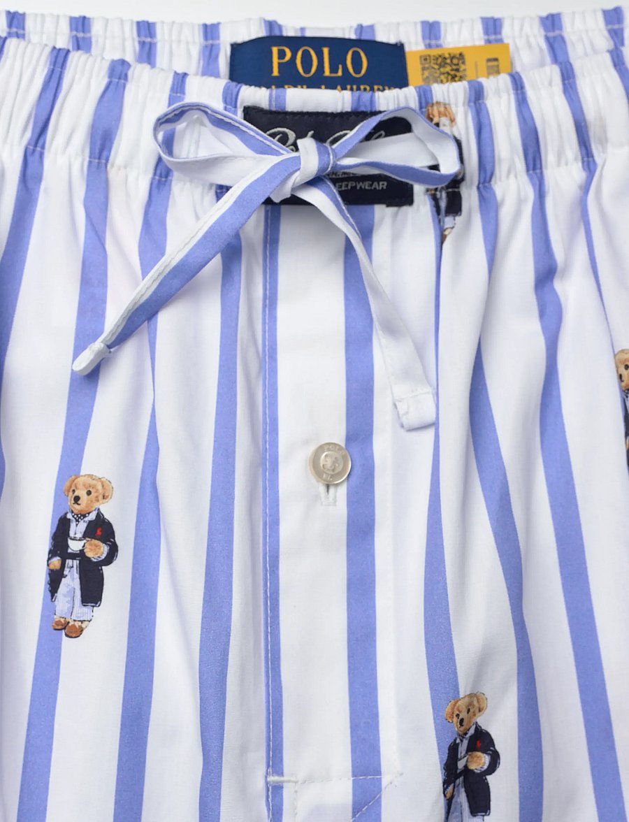 Polo Ralph Lauren - COTTON-SLE-BOT - pyjamasbyxor - harbor island blu - 5