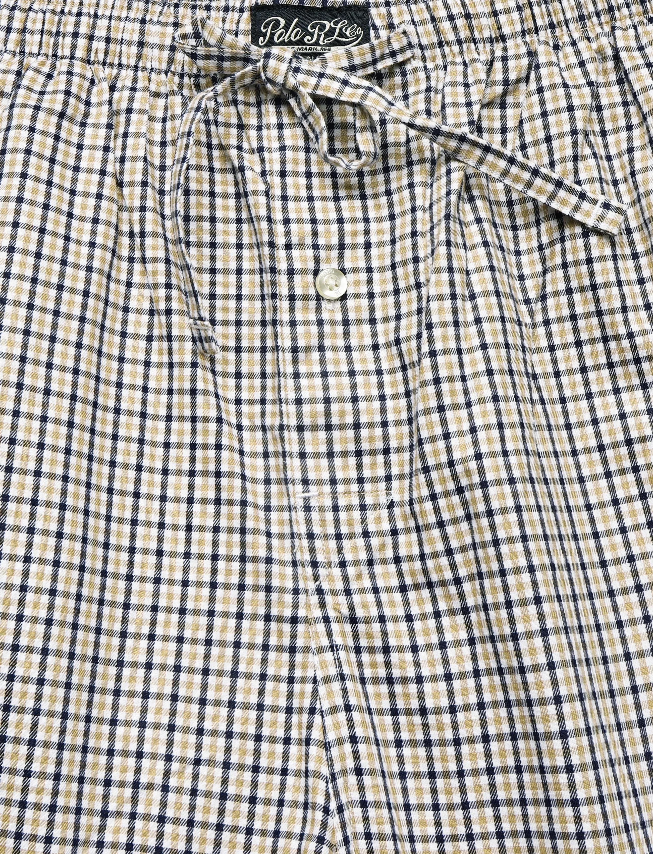 Polo Ralph Lauren - Polo Bear Striped Cotton Pajama Pant - pidžaamapüksid - khaki white multi - 5