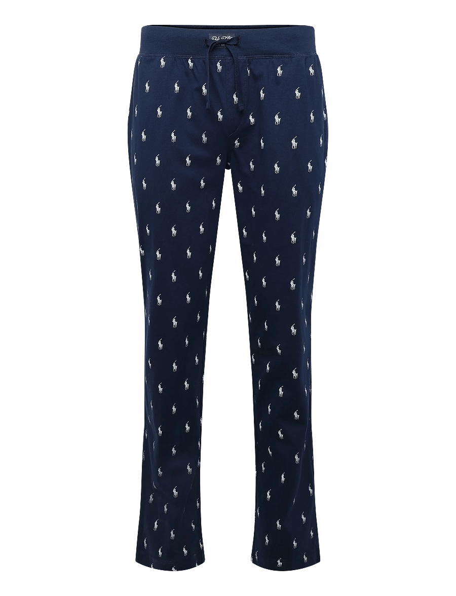 Polo Ralph Lauren - Signature Pony Jersey Pajama Pant - pidžaamapüksid - cruise navy aopp - 1