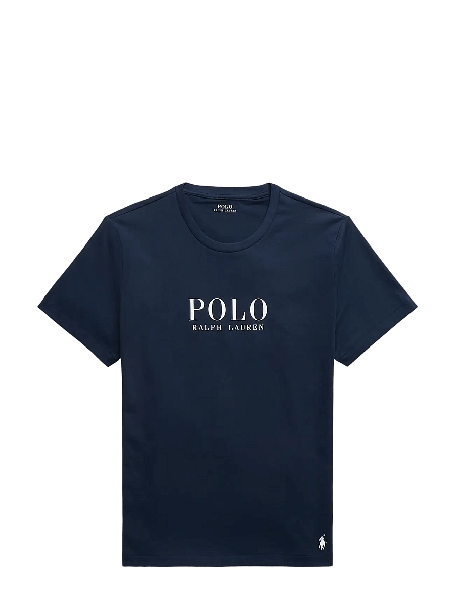 Polo Ralph Lauren - Logo Cotton Jersey Sleep Shirt - pyjamasöverdelar - cruise navy - 1