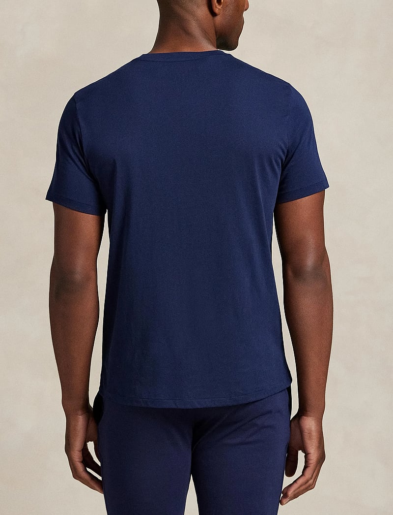 Polo Ralph Lauren - Logo Cotton Jersey Sleep Shirt - pyjamasöverdelar - cruise navy - 2
