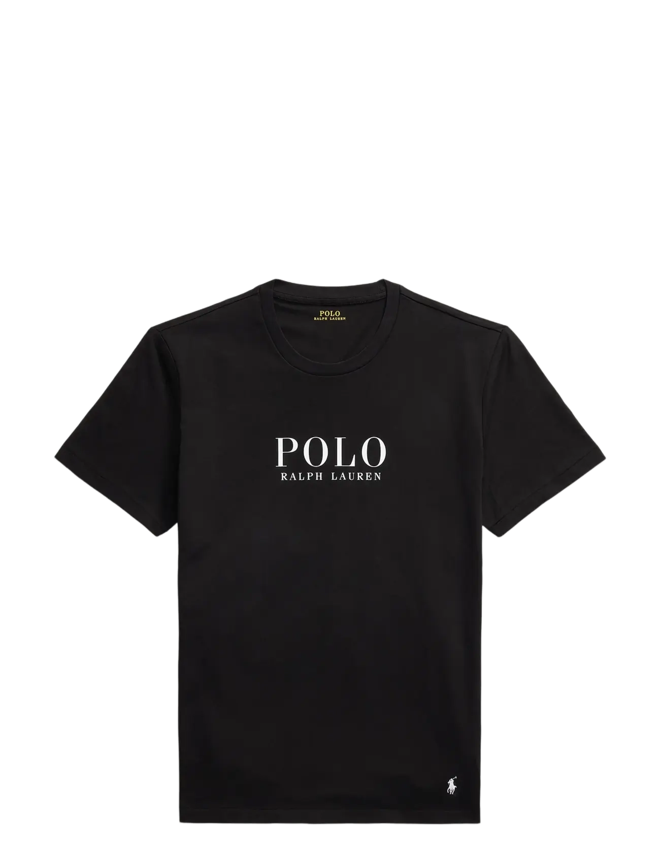 Logo Cotton Jersey Sleep Shirt - POLO BLACK